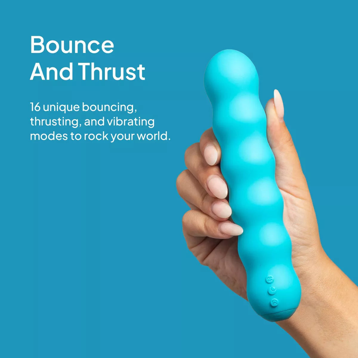 Hello Cake Bounce Vibe Thrusting Vibrator