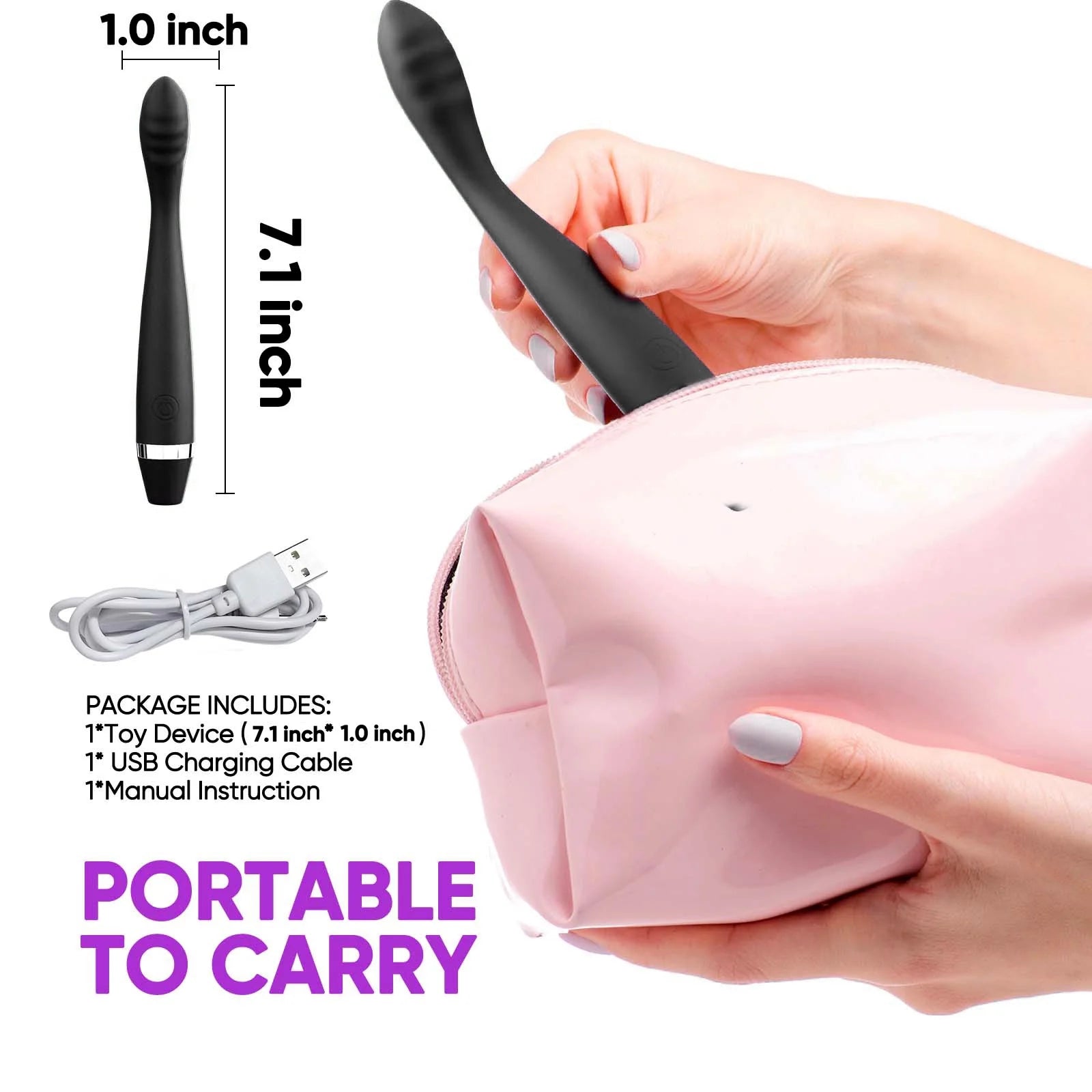 G Spot Vibrator Sex Toys, Adult Toys with 10 Powerful Vibrating Modes, Waterproof Personal Massager Women, Adult Sex Toys for Couple