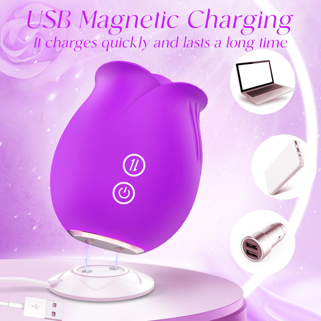 Rose Sex Toy Stimulator Sucking Vibrators for Women's Vibrators G Spot