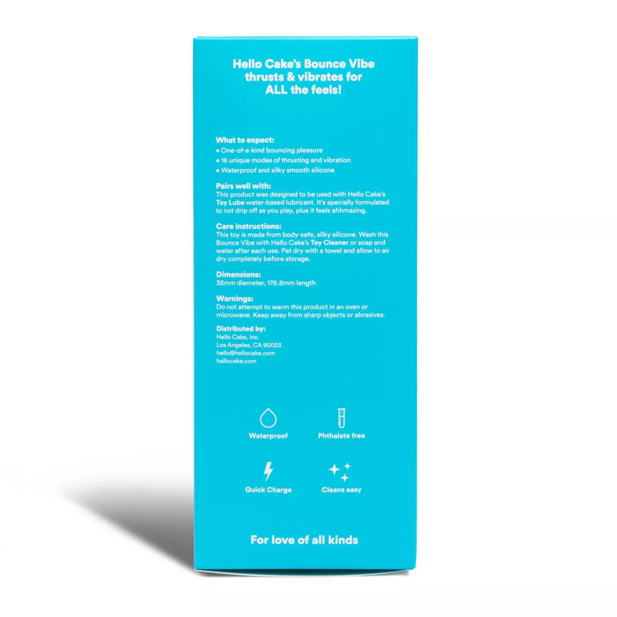 Hello Cake Bounce Vibe Thrusting Vibrator