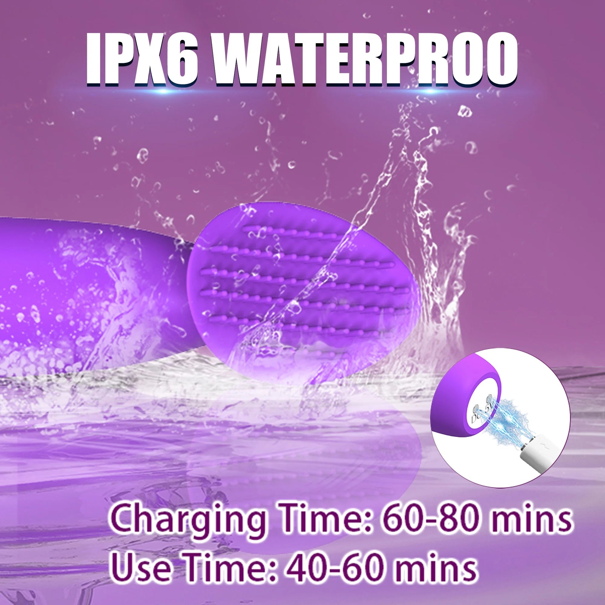 Adult Sex Toys Bullet Vibrators, Mini Vibrator Wand with 10 Vibration Modes, IPX6 Waterproof Personal Massager, Sexual Pleasure Tools Female Stimulator for Women Couples & Games