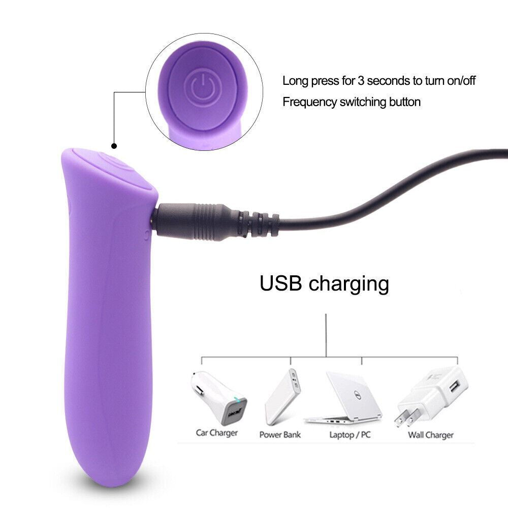 Portable Waterproof Wireless Remote Control Bullet Clit Vibrator Sex-Toys Women
