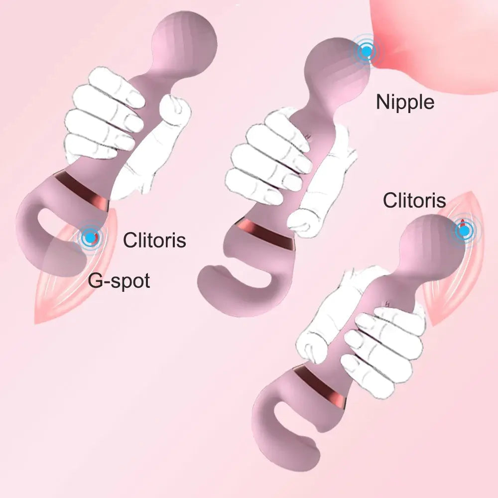 Dual Pleasure Stimulating Vibrator