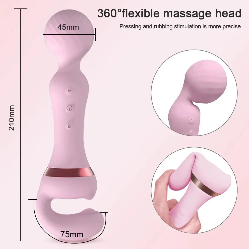 Dual Pleasure Stimulating Vibrator