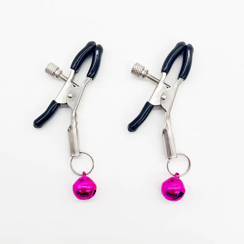 Couples Teasing Nipple Clamps