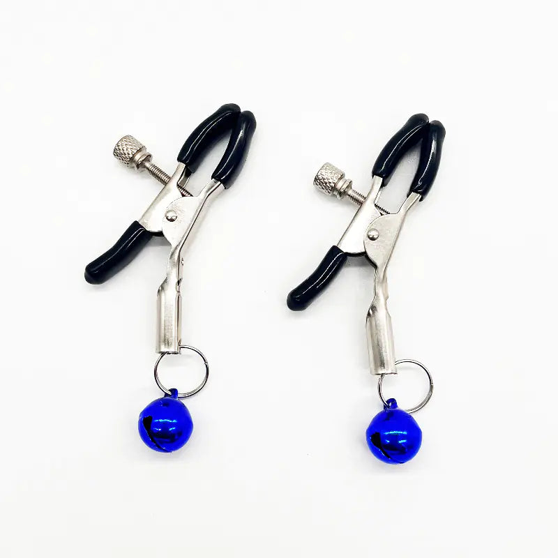 Couples Teasing Nipple Clamps