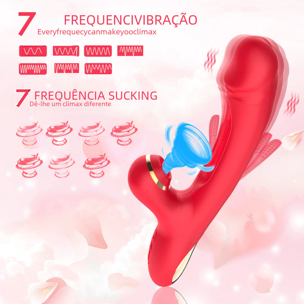 Third Generation Adult Female Vibrator with Suction