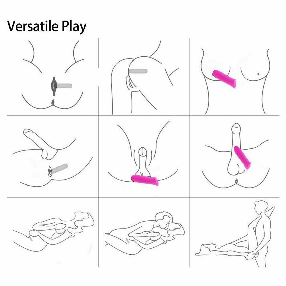 Portable Waterproof Wireless Remote Control Bullet Clit Vibrator Sex-Toys Women