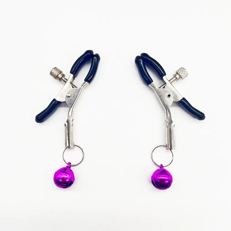 Couples Teasing Nipple Clamps