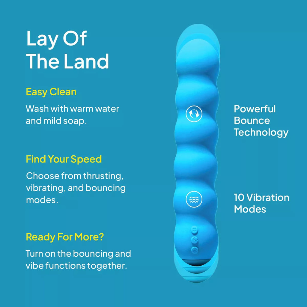 Hello Cake Bounce Vibe Thrusting Vibrator