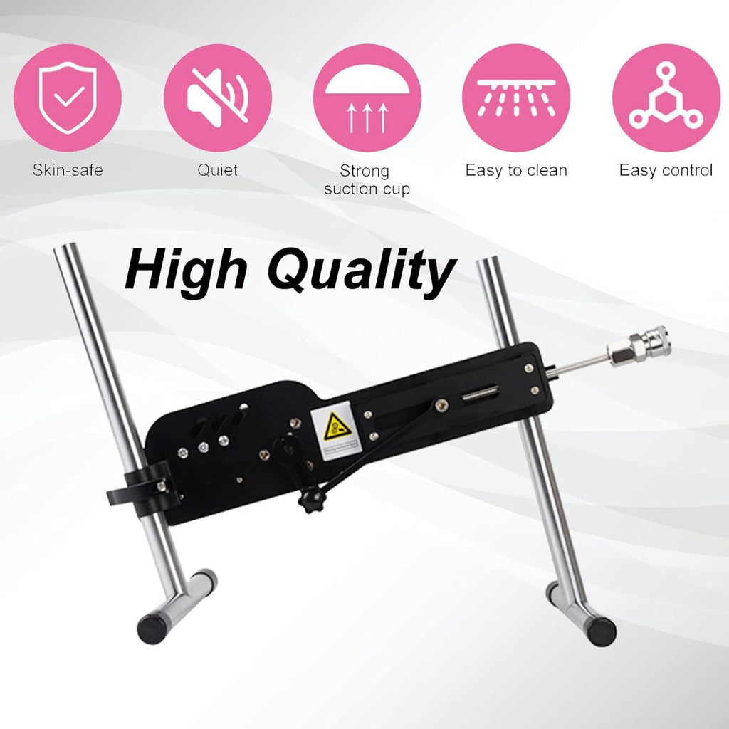 Sex Machine App/Remote Control Automatic and Adjustable Adult Sex Toys with Quick Air Connector Thrusting Sex Love Machine with 3 Attachments