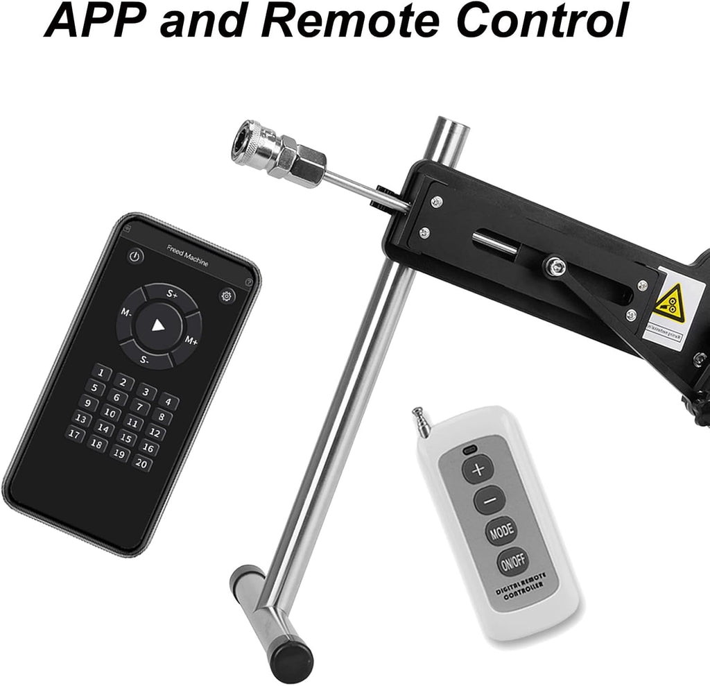 Sex Machine App/Remote Control Automatic and Adjustable Adult Sex Toys with Quick Air Connector Thrusting Sex Love Machine with 3 Attachments