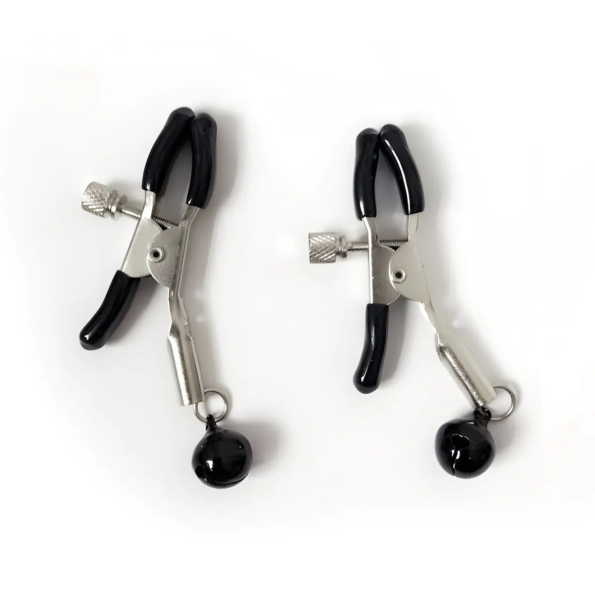 Couples Teasing Nipple Clamps