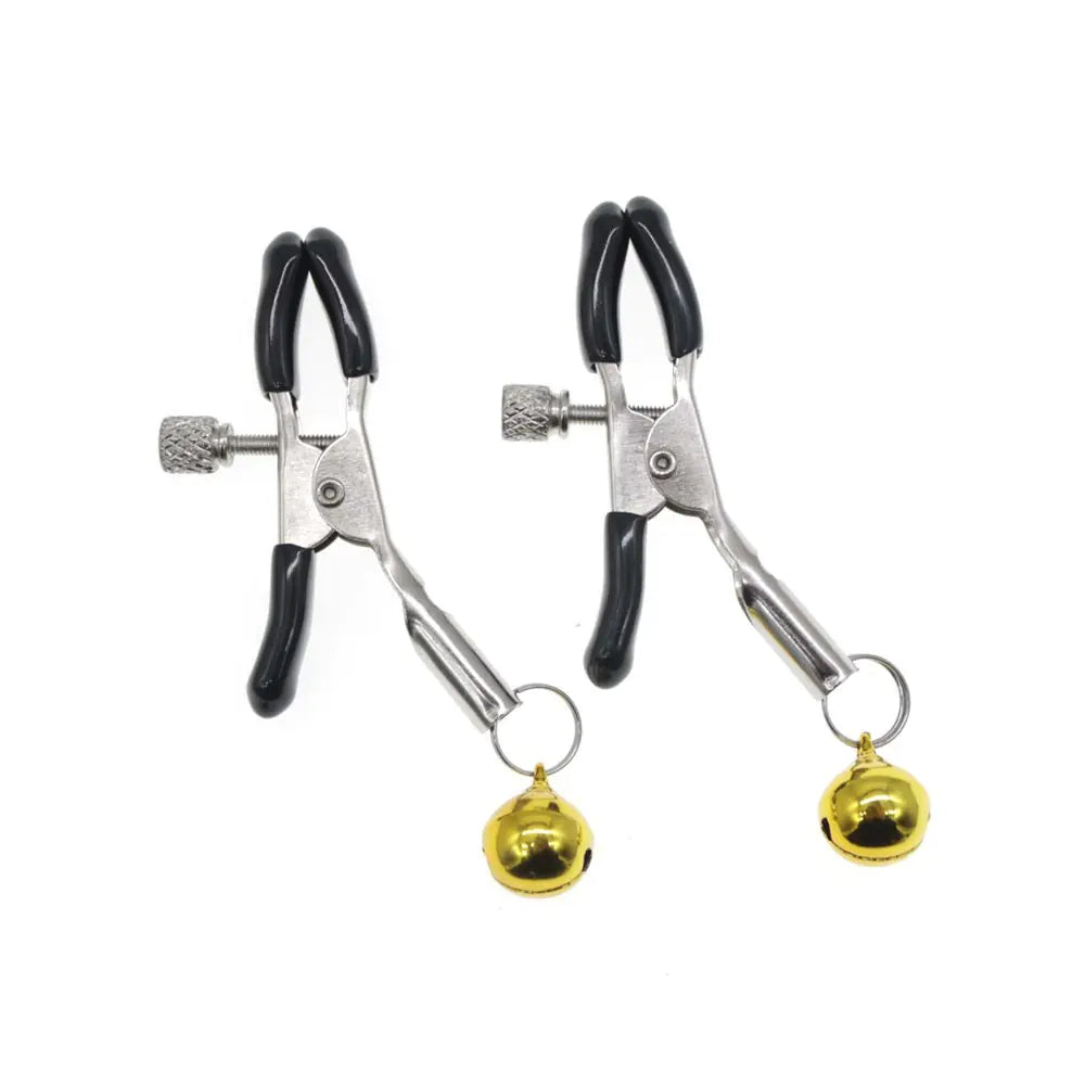 Couples Teasing Nipple Clamps